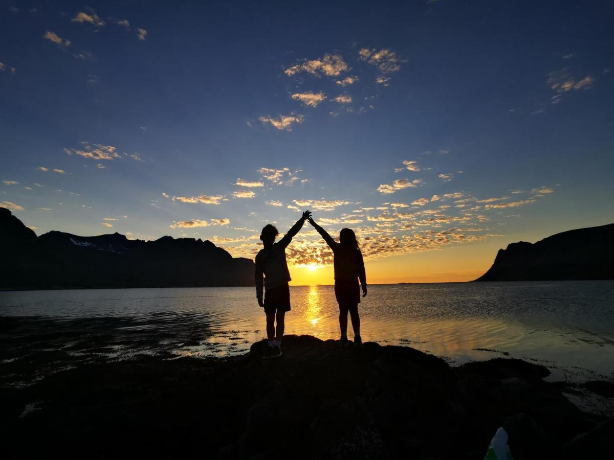 Appartamento Rystad Midnight Sun And Nature Esterno foto
