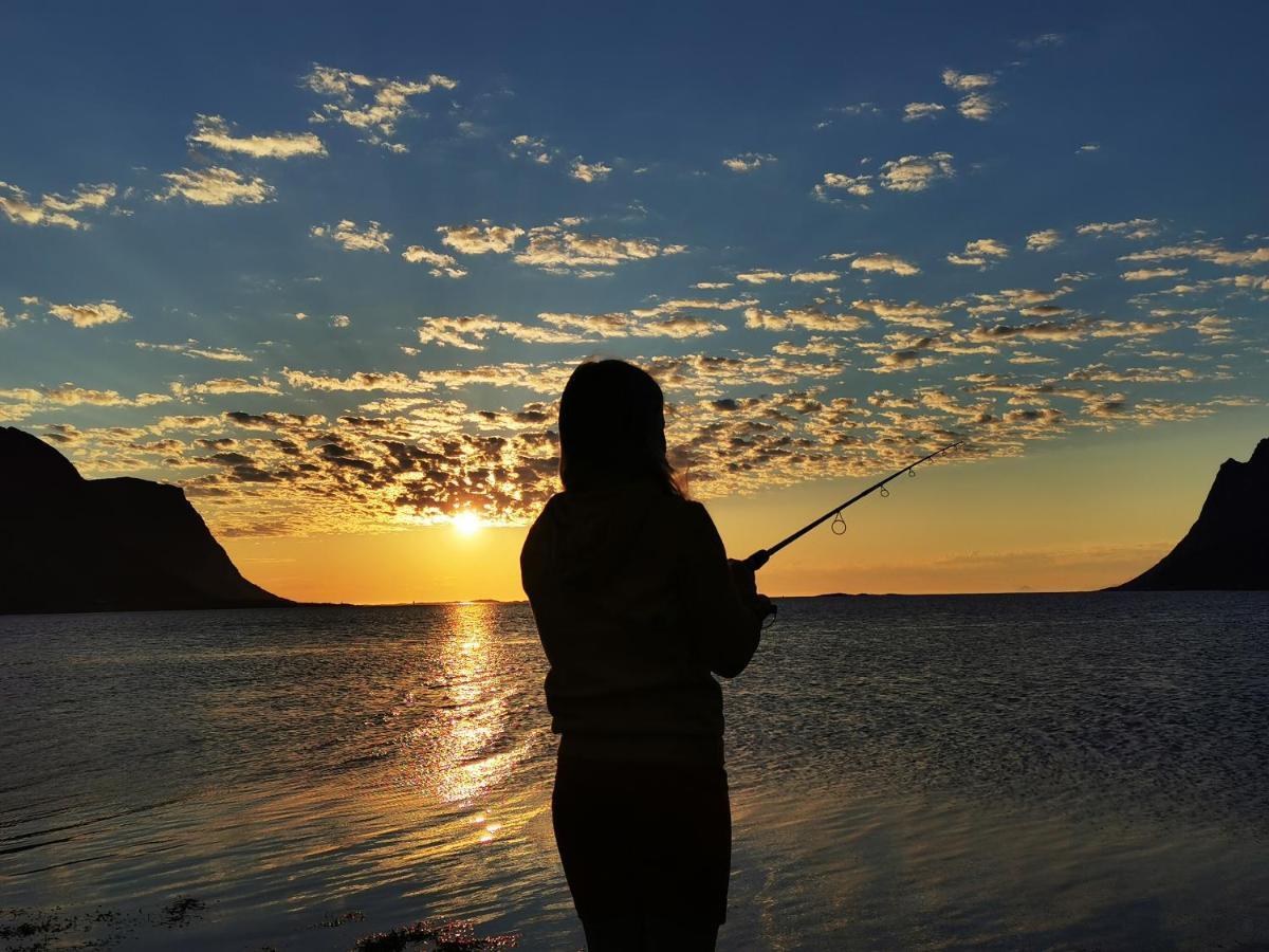 Appartamento Rystad Midnight Sun And Nature Esterno foto